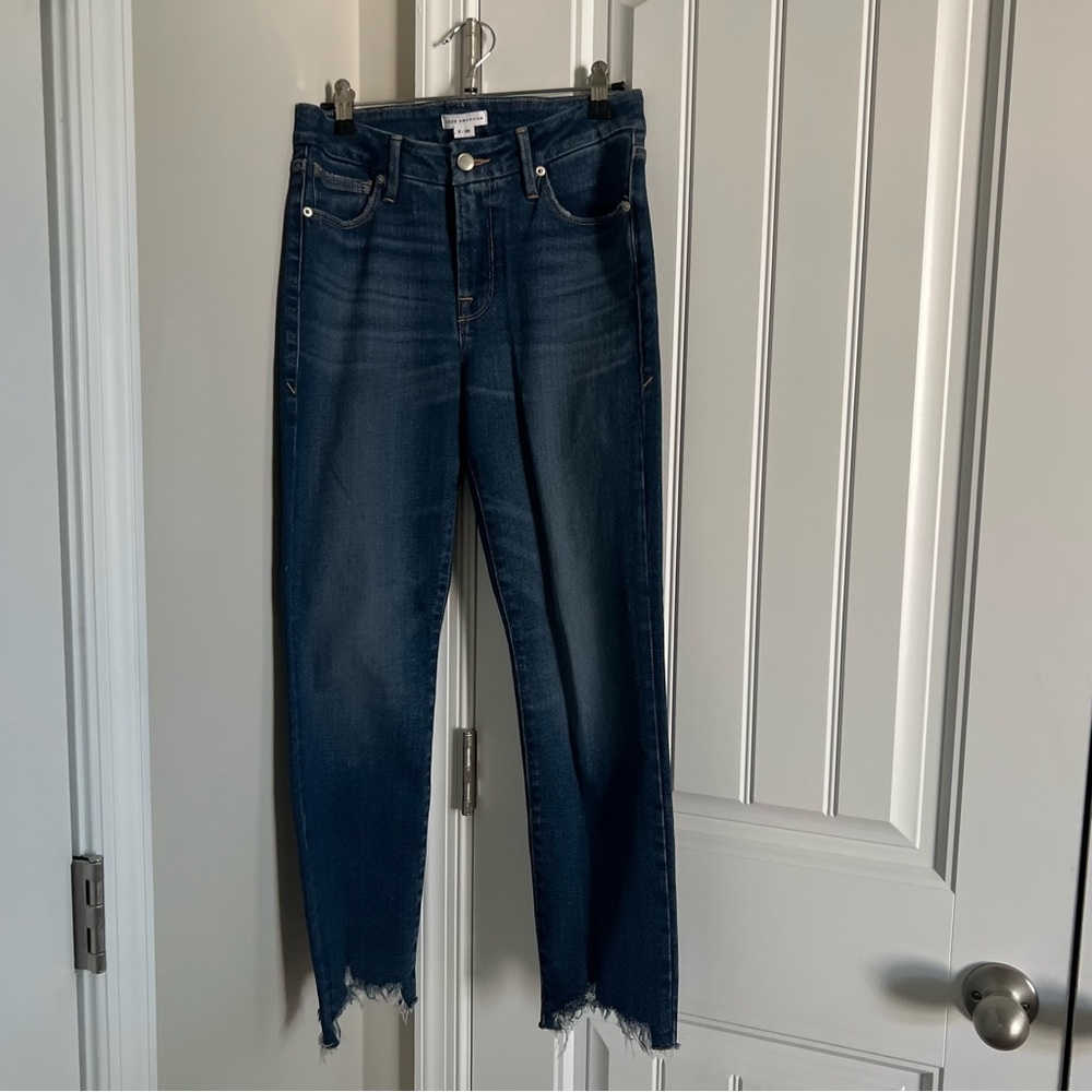 Good American Cropped Jeans